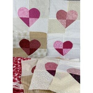 20 VTG Quilt Blocks 12" Square + 3 Yards Cranston Print Works Cotton Fabric 44"